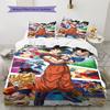 DRAGON BALL Pattern Bedding,Quilt Set Quilt Cover Pillowcase Home Birthday Gift (1 * Duvet Cover + 2 * Pillowcase, Without Core)