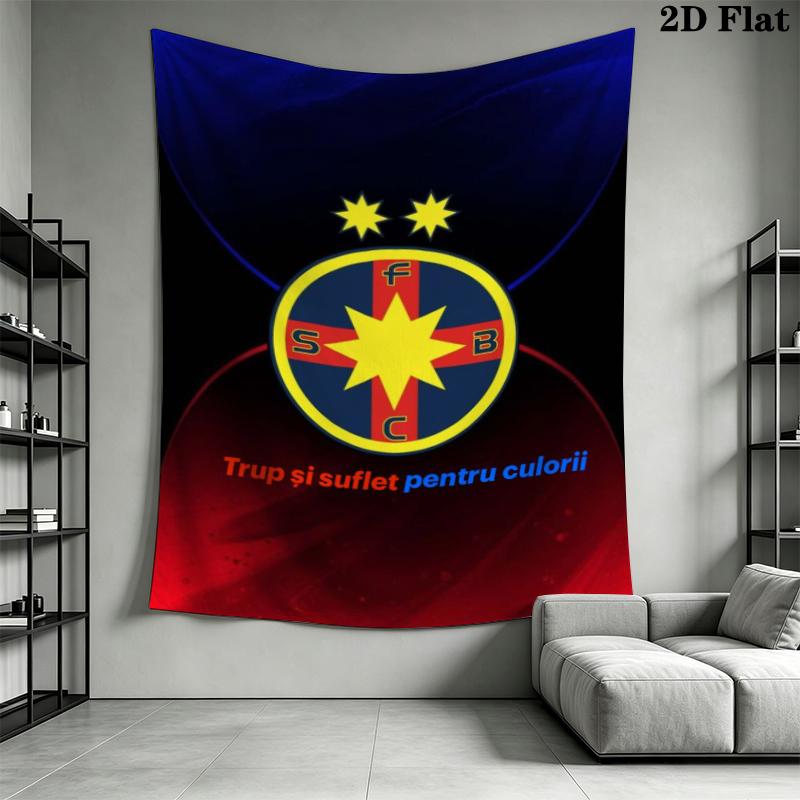 fcsb steaua Wall Tapestry Aesthetic Wall Hanging Printed Fabric Blanket Decorative Tapestries for Bedroom Living Room Home Decor