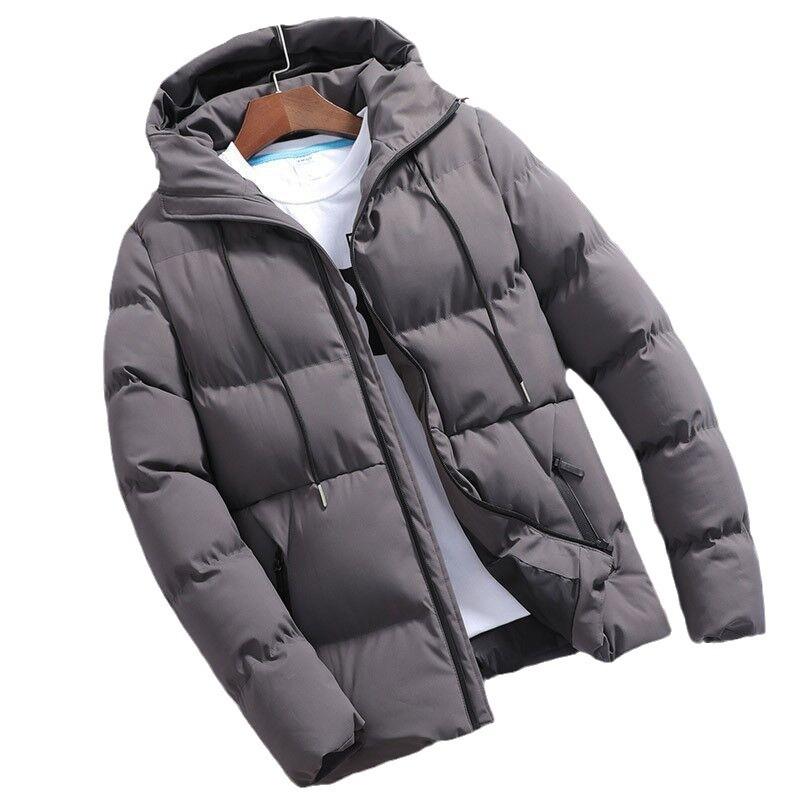Men S Winter Loose Short Hooded Cotton Padded Jacket