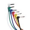 6 Colors Electric Guitar Effect Patch Cable Wire Audio Connection Cable Cord 1 4 Inch TS Male Plug 30cm