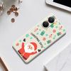 For Xiaomi Redmi Turbo 4 5G/Poco X7 Pro 5G Case Christmas Gifts Pattern Printing Straight Edge TPU Phone Back Cover