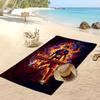 Lamine Yamal Personalized Printed Beach Towel Soccer Logo Support Custom Name Text Absorbent Towel For Sport Travel Special Gift