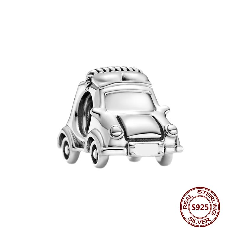 Charms camaleonte adatti a braccialetti originali alla moda in argento 925 con zircone, perlina a forma di polpo e tartaruga, ciondolo a forma di farfalla e lucciola, fai da te per realizzare gioielli