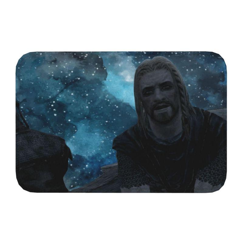 Skyrim Wygodny Wycieraczka Dywanik Dywan Poduszka Skyrim Elder Scrolls Gra Gaming Smok Starszy Dragonborn Rpg Zwoje Oblivion