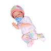 Lifelike Baby Doll 12 Inch Soft Silicone Newborn Infant Doll with Clothes Feeding Bottle Children ToyBoy Doll