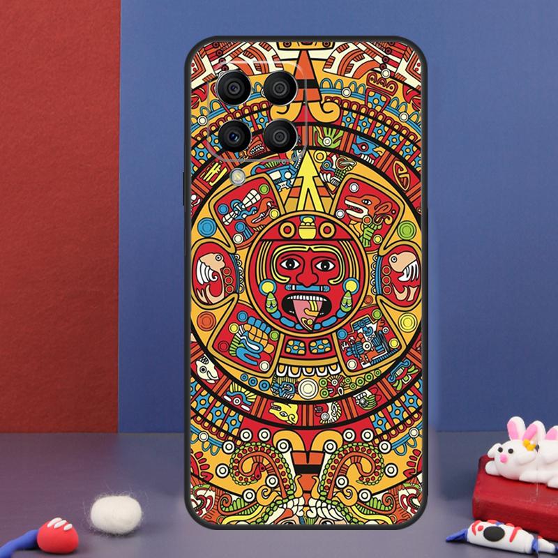 Mayan Calendar Case For Samsung Galaxy M32 M52 M12 M16 M14 M54 M13 M33 M53 M56 M36 M31 M11 M35 M55 M15 M06
