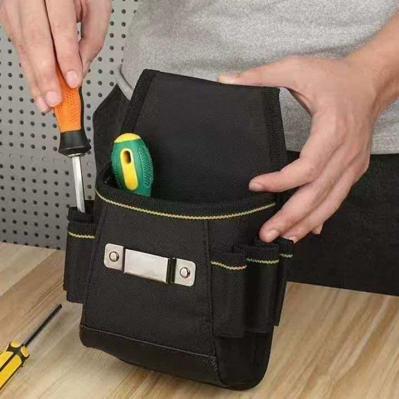 Nwe Electrician Tool Bag Waist Pack Heavy Duty Canvas Oxford Cloth Multi Functional Hardware Tool Pouch