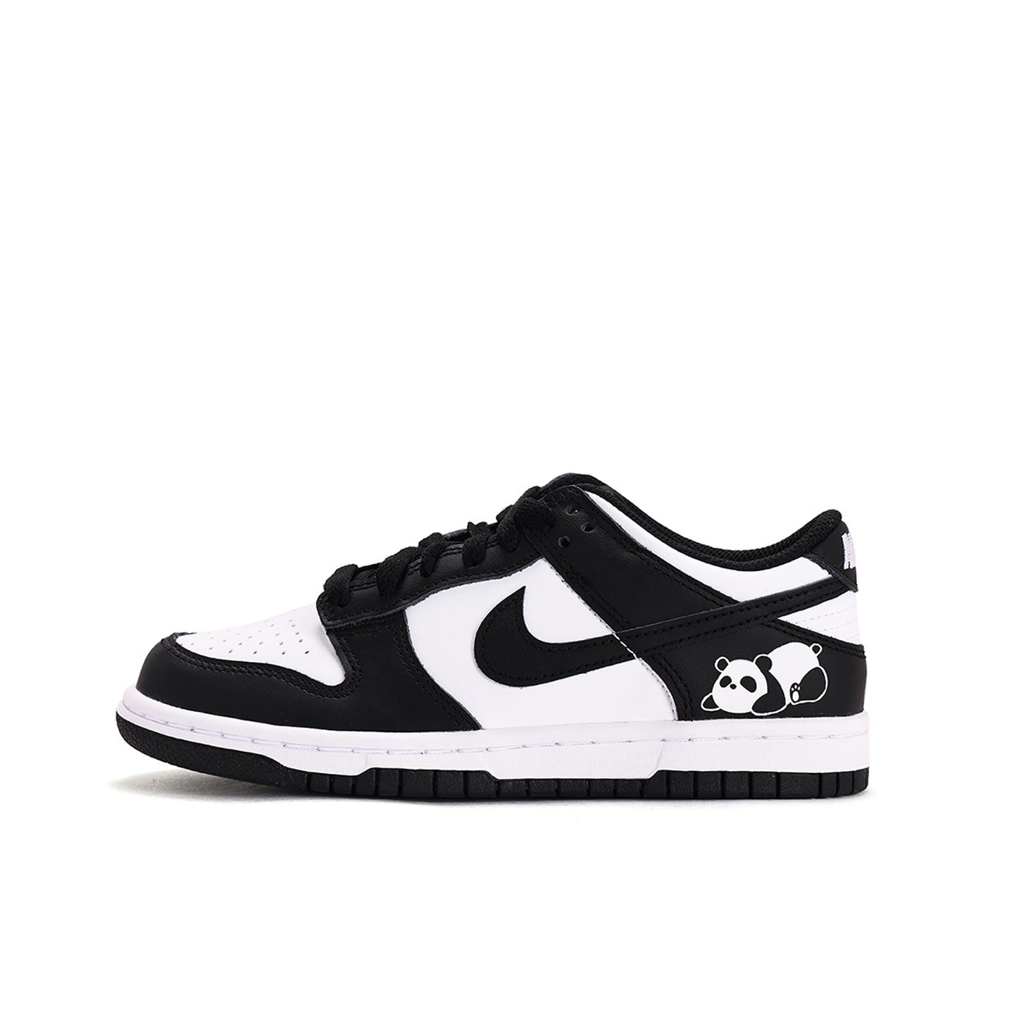 

Nike Dunk Coverage Slip Resistant Low top Skateboard Shoes Unisex White Black HF5441-100(Team59-) 36