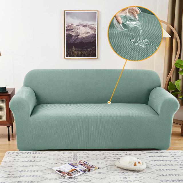 Water Repellent Sofa Covers Armchair Cover Corner Couch Slipcover L Shape Sofa Covers For Living Room Solid Color