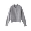 Women Casual O-Neck Knit Cardigan Autumn Winter Loose Long Sleeve Zipper Sweater Vintage Solid  All-matching Knitwear