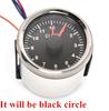 52mm 2" Clock Gauge 12 Hours Meter Red Backlight For Car Truck Boat Yacht Black