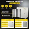 VEVOR NEMA Steel Enclosure, 40x40x20 cm NEMA 4X Steel Electrical Box, IP66 Waterproof & Dustproof, Outdoor/Indoor Electrical Junction Box