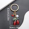Exquisite Cherry Keychain Pendant  Fruit Keychain For Men Women Car Key Ring Backpack Decoration Accessories Gifts