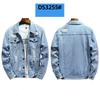 Men's Ripped Jacket Windproof Jacket Washed Denim Jacket Plus Size Denim Jacket