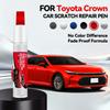 Autolack-Reparaturstift Für 1995-2025 Toyota Crown Lackkratzer-Reparaturzubehör Schwarz 202 Grau 1G3 Weiß 090 Rot 3U5 Blau