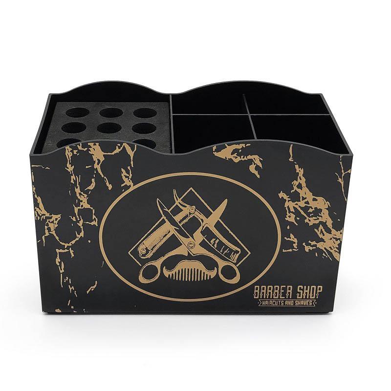Barbershop Hairdressing Supplies Barber Storage Box Combs Scissors Holder Organizer Hairdresser Barber Rack Salon Accessories