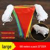 Nylon Bold Rope Pennant Flags for Outdoor Events & Safety Warning