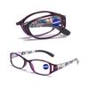 Fashion Compact and Portable Folding Anti-Blue Light Reading Glasses Women Men Eyeglasses