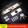 Copper Core Roller Shutter Gate Lock, Anti-Theft & Anti-Pry, Center Open, Universal Type.