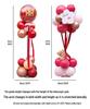 Wedding Celebration Balloon Arch Decoration Stand for Bridal Room & Birthday Party