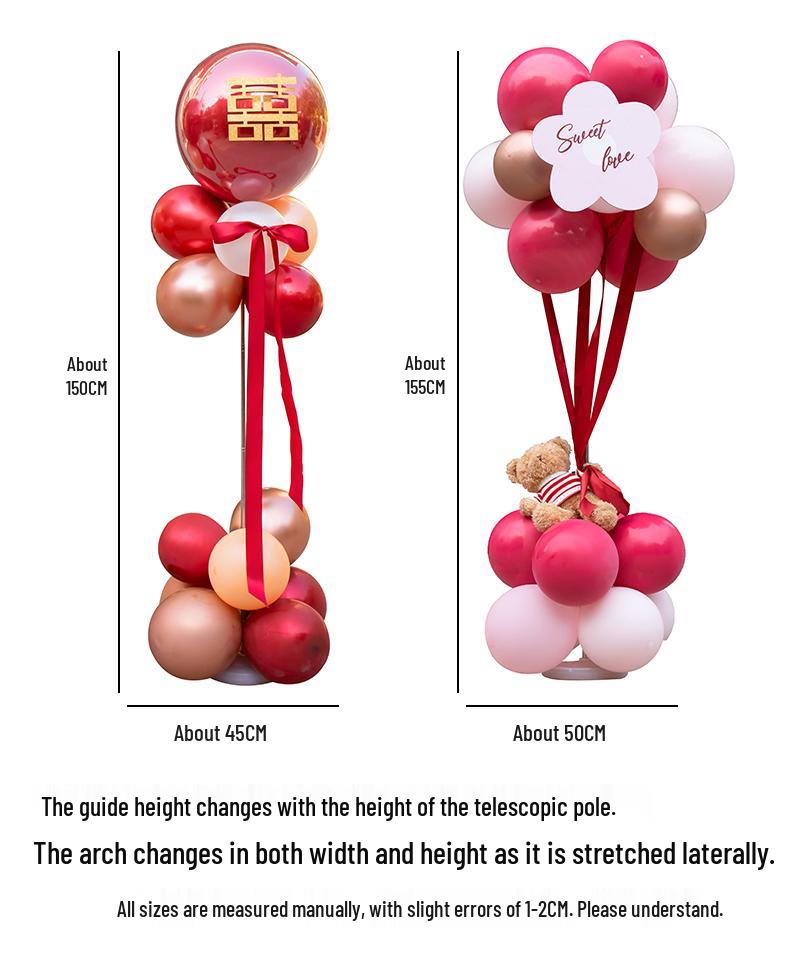Wedding Celebration Balloon Arch Decoration Stand for Bridal Room & Birthday Party
