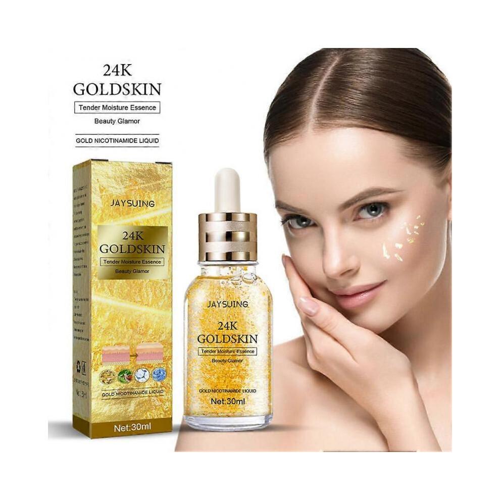2x 24k GOLD SERUM with HYALURONIC ACID COLLAGEN ANTI WRINKLE SERUM