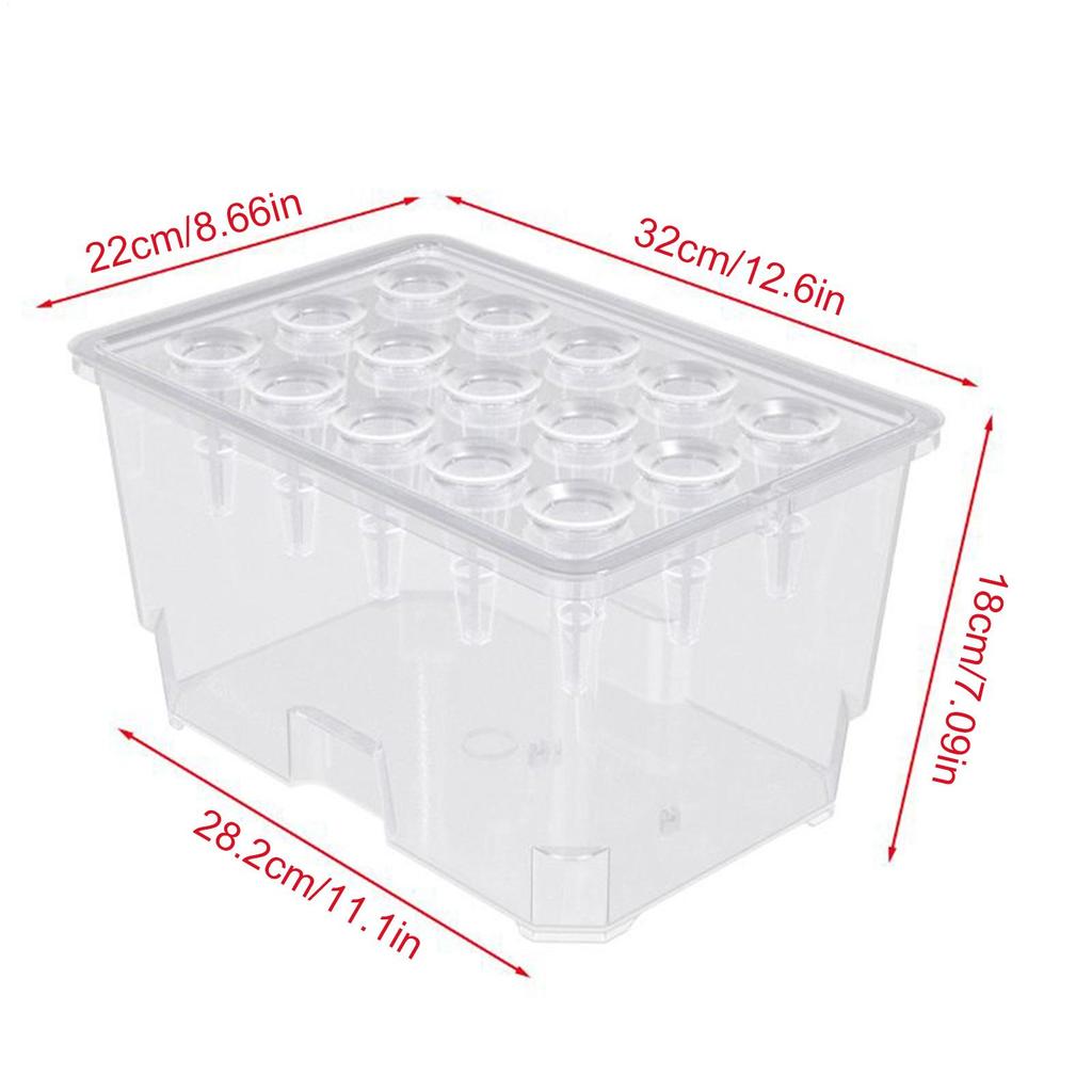 Hydroponic System Germination 15 Pods Germination Planter Indoor Hydroponic Garden For Balcony Garden Greenhouse Outdoor Farm