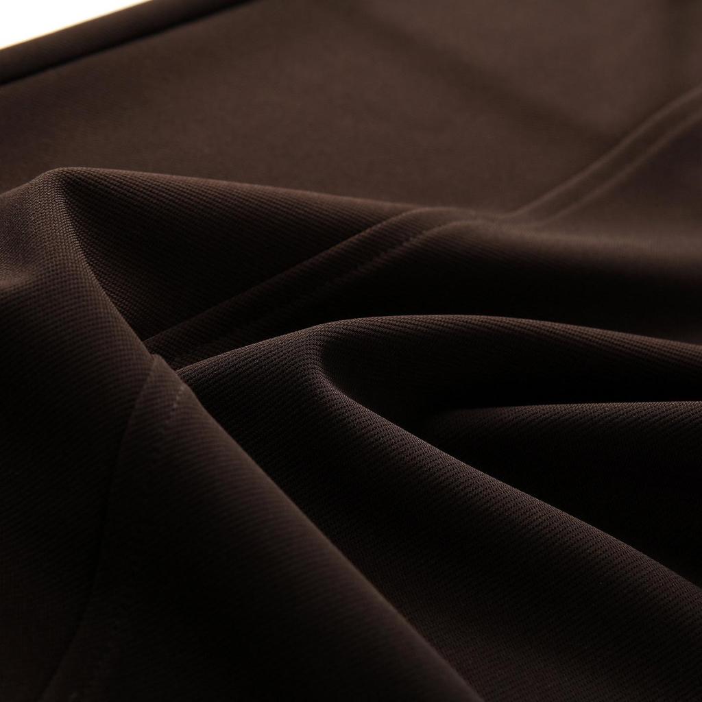 Women's Coffee-Colored High-Waist Straight-Leg Pants: Slimming, Petite Fit, Wide-Leg, Perfect for Spring/Summer 2026.