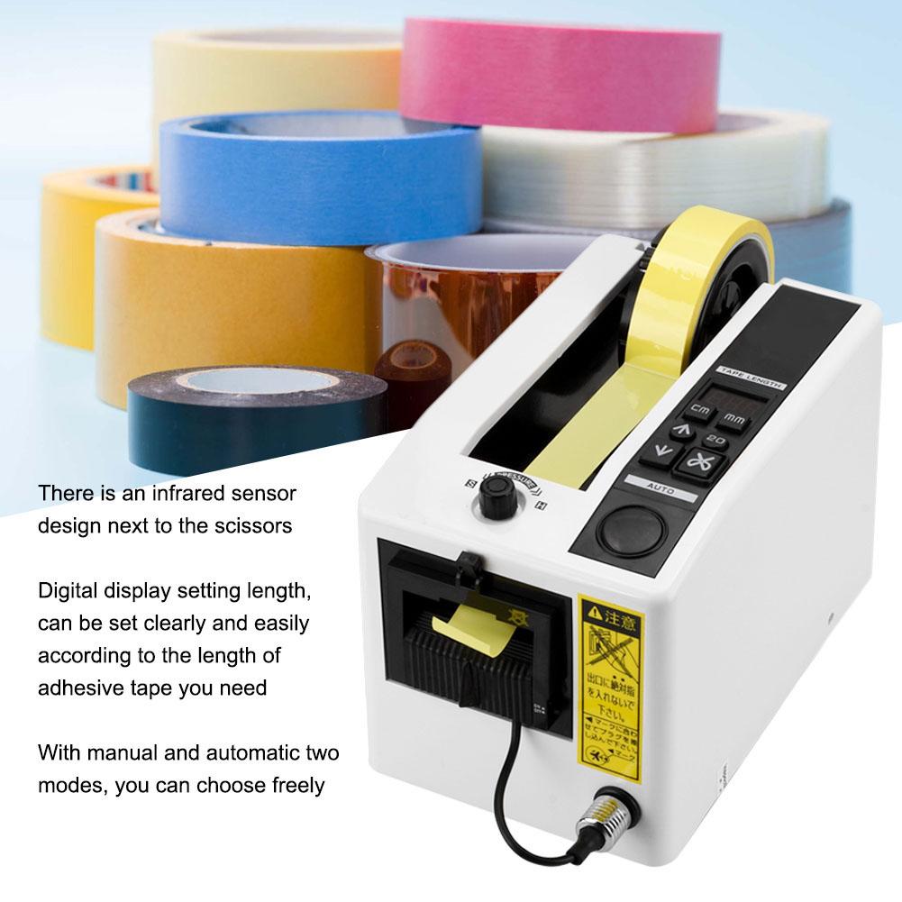 Auto Tape Dispenser Manual Automatic Electric Adhesive Tape Cutter Cutting MachineEU Plug 220V
