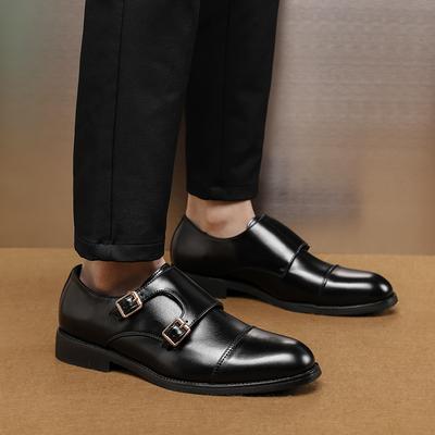 Fashion New Buckle Men's Shoes Loafers Men's Luxury Business Leisure Outdoor Versatile Business Oxford Shoes for Men Oversized 38-48
