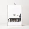Scandinavian Poster Christmas Home Decor Wall Art Canvas Painting Winter Wooden House Picture Nordic Art Living Room Decoration