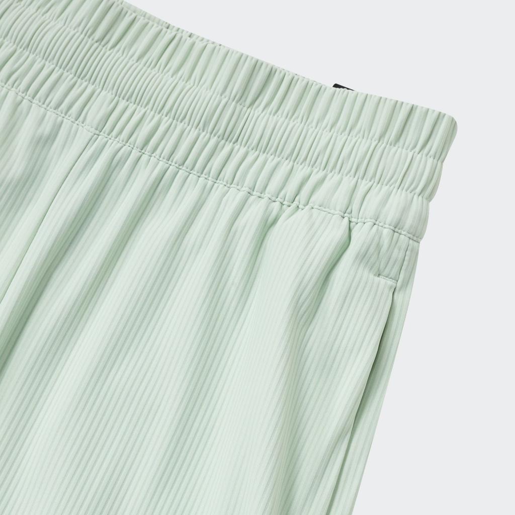 Adidas Casual Pants Women's Linen Green Moderate Straight Fit Pants IT4351