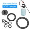 10Pcs/ Set Sealing Rings For 3/5/8L Rubber Sealing Ring Essential Sprayer Accessories Replacement