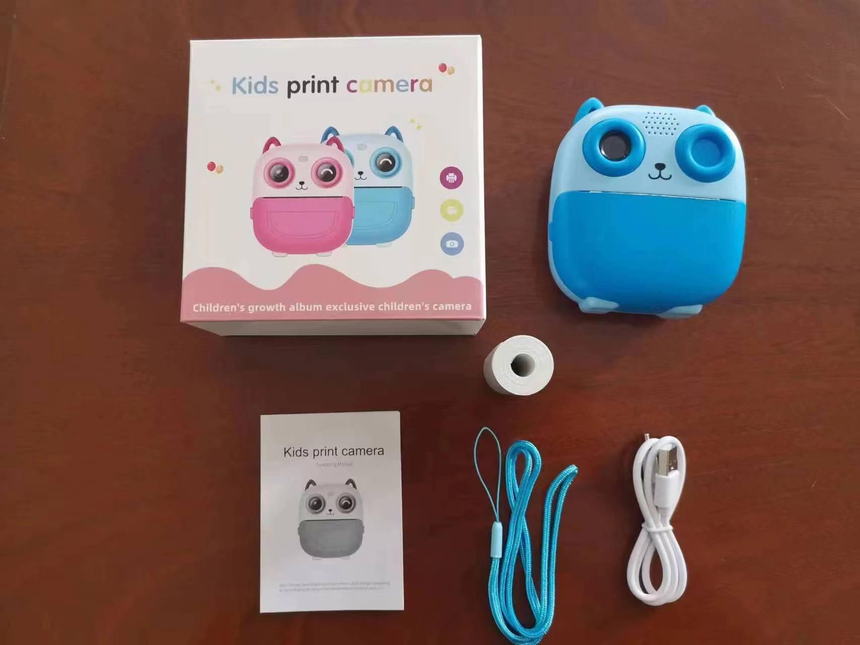 S5 Mini HD Kids Instant Print Camera - Multifunctional Digital DSLR for Photos