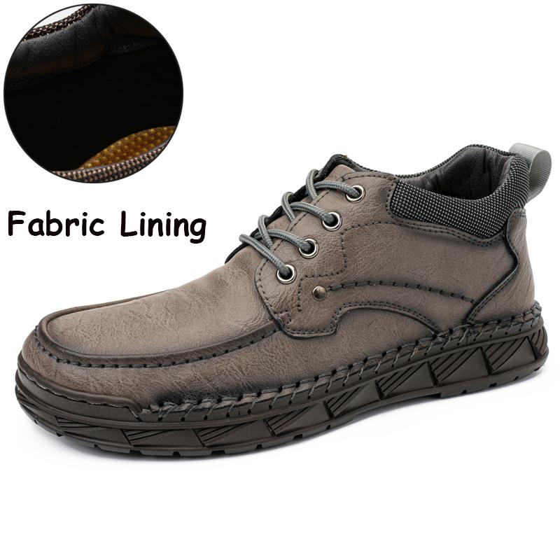 Large Size 39-48 Men's Shoes Leather Flats Outdoor Men Sneakers Breathable Male Casual Shoes