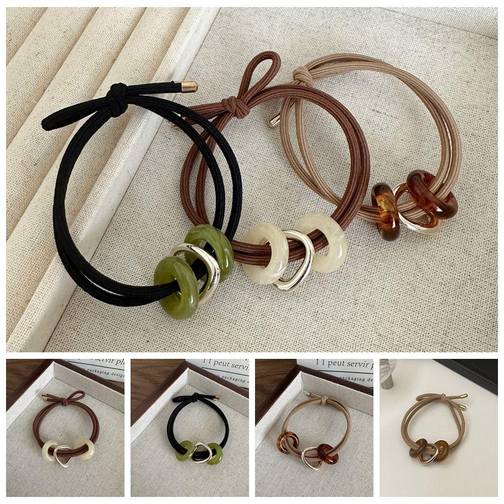 

Korean Style Elastic Hair Rope Circle Creative Streetwear