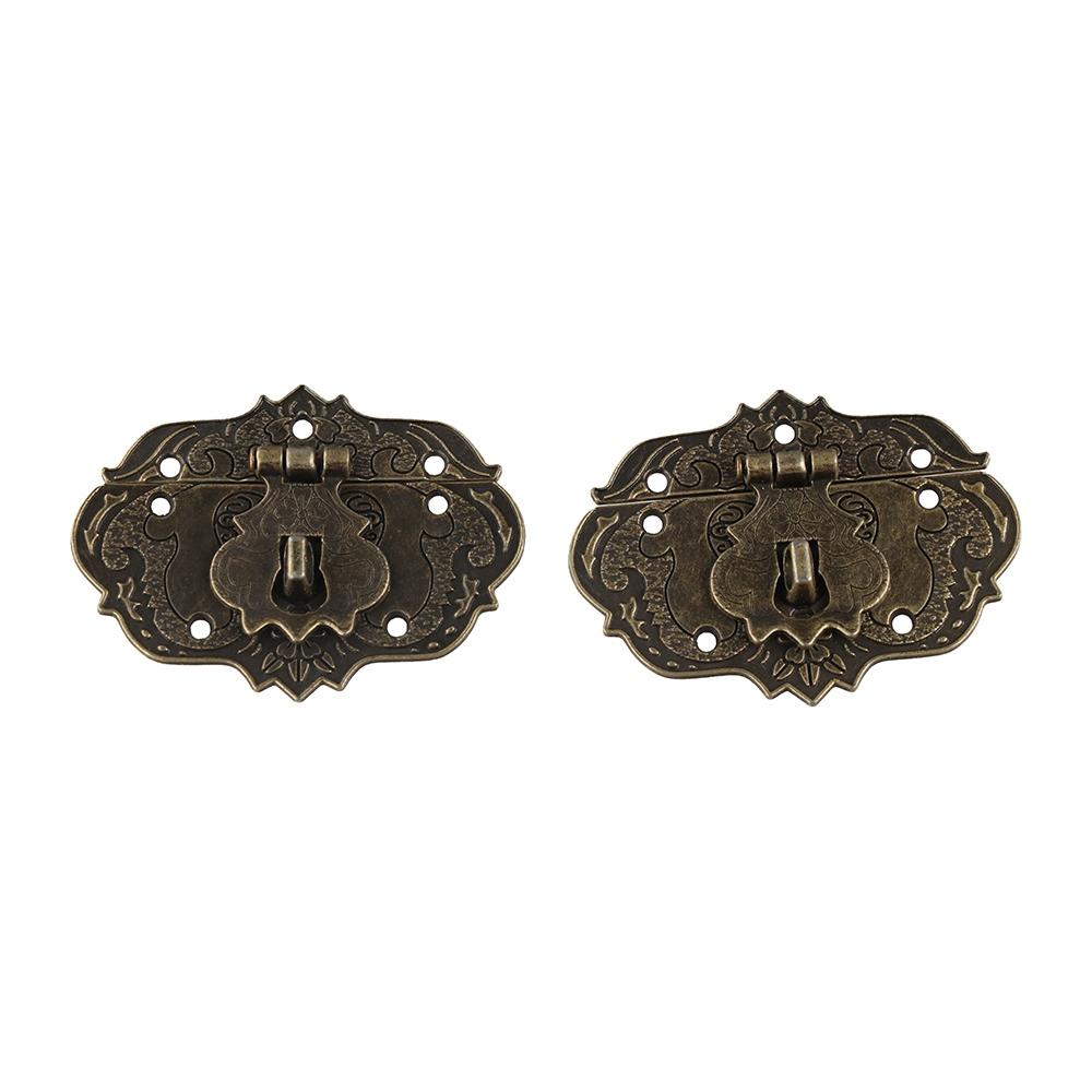 

Metal Wooden Case Hasp Catch Clasp Bronze Hasp Exquisite Wooden Box S
