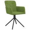 Dining Chairs 2 Pcs Swivel Light Green Velvet