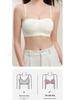 Invisible Strapless Anti-Slip Bra for Women - Seamless Gathered Bandeau for Small Chests