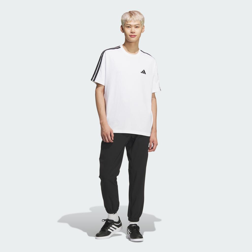 ADIDAS Essential Plus Loose Fit 3-Stripe Single Jersey Short Sleeve T-Shirt Kf3739