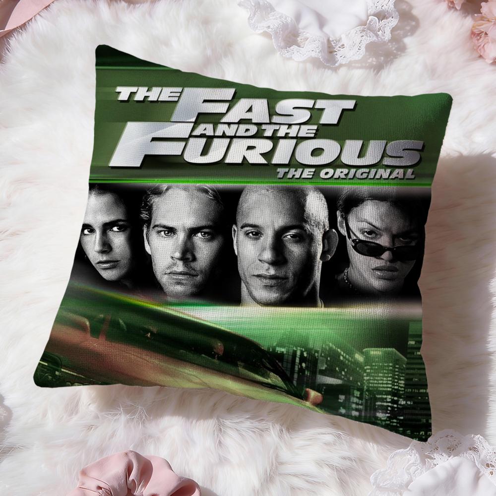 Movie TThe Fast The FuriousS Cushion Cover Premium Comfort Reversible Pillow Cove -Two In One Design for Any Room & Car Interior