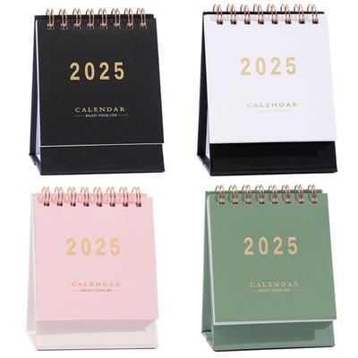 Desk Calendar 2024-2025 Office Desktop Calendar Planner from 07/2024 To 12/2025 Stand Up Desk Calendar 3x2.36x4.72inch