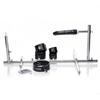 VaHppy Dog Slave Restraint Stand Handcuffs + Collar + Penis Stainless Steel  Adjustable Length SM Bondage BDSM Sex Toys