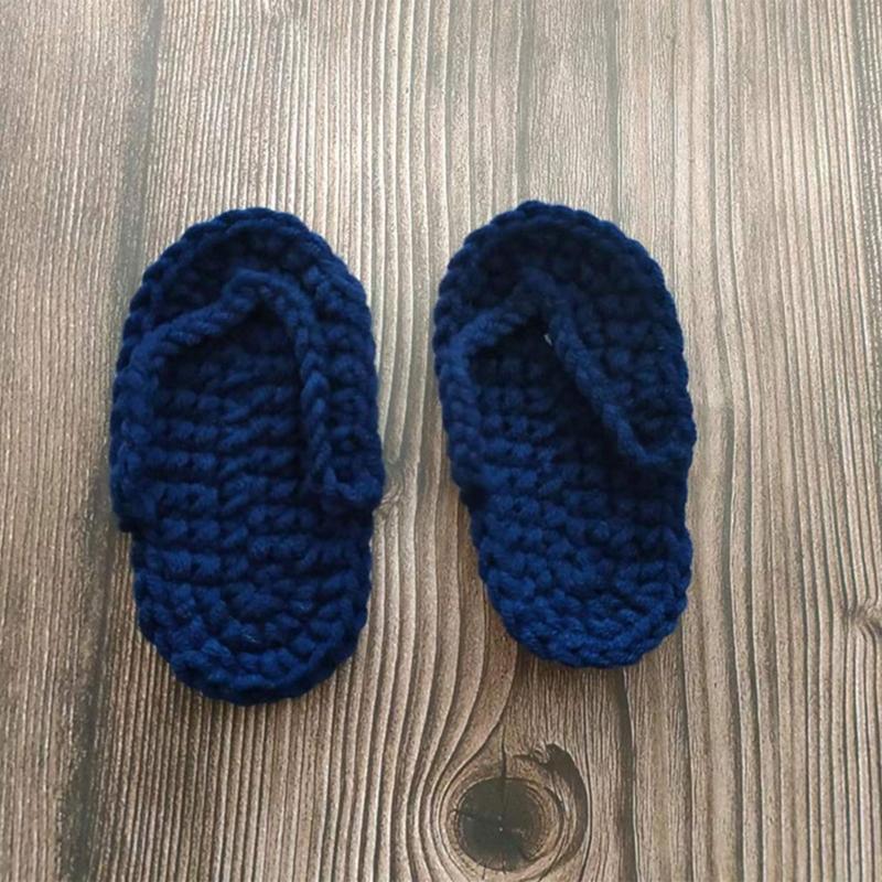 Lovely BabeBorn Accesorios Picture Outfits Crochet Flip-flops Multicolors Boy / Girl Costume Flip-flops Set 0-2 Month