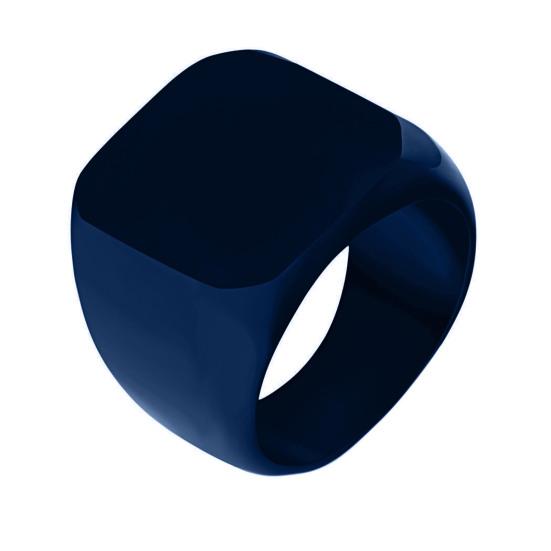 Anello di Coppia Stile Semplice Hip Hop Geometrico Lucido Decorazione Tutto Abbinabile Regalo Uomo Donna