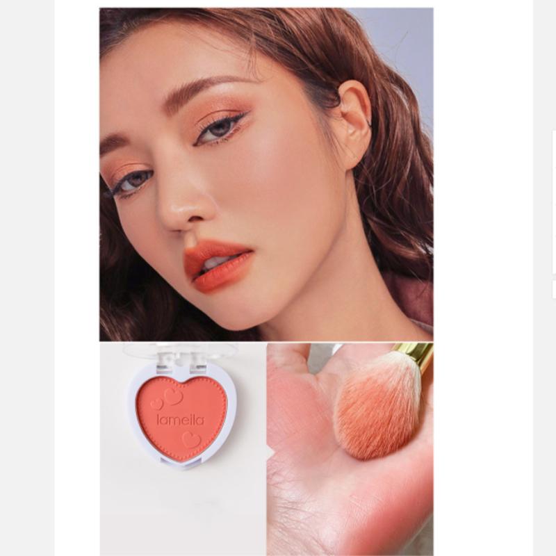 Soft Face Blusher Powder Cheek Rouge Nourishing Nude Makeup Brightening Complexion Repair