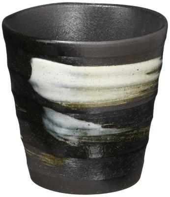 Yamashita Craft Cerâmica Preta Soprada Deformada Copo de Rocha x x cm 9.4 9.4 9.6 31910-228