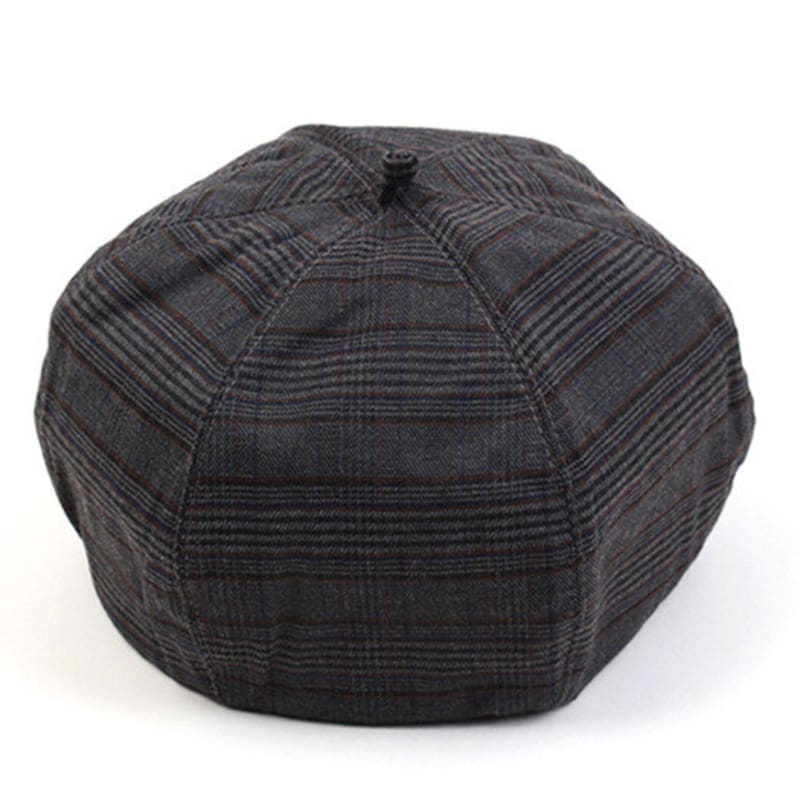 Universal Chemistry Charcoal Glen Check Beret