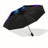 1pc Mandala Art Automatic Umbrella - 8-Rib Foldable Design, Outdoor Adventures, and Family Celebrations yy250829062