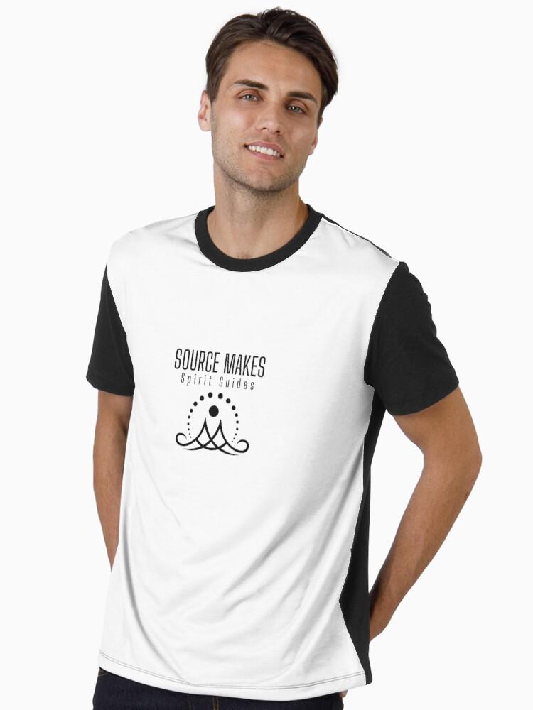 Grounded Source Makes Spirit Guides-wh Graphic Unisex T-Shirt